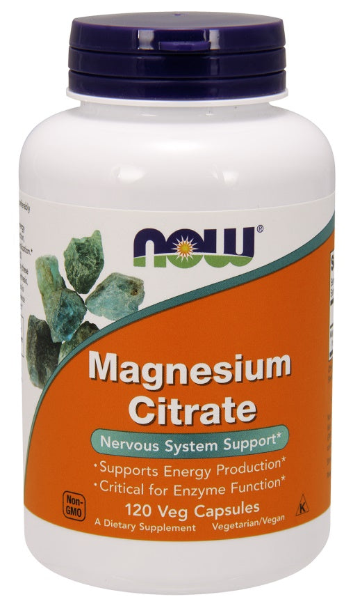 Now Foods Magnesium Citrate 400mg, 120 vCapsules
