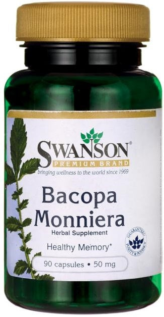 Swanson Bacopa Monniera 10:1 Extract 50mg, 90 Capsules