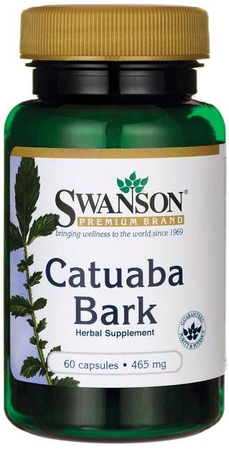 Swanson Catuaba Bark 465mg, 60 Capsules