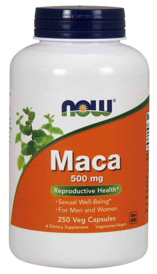 Now Foods Maca 500mg, 250 vCapsules