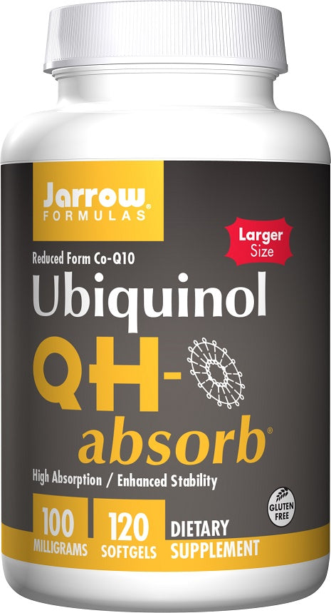 Jarrow Formulas Ubiquinol QH-absorb 100mg, 120 Softgels