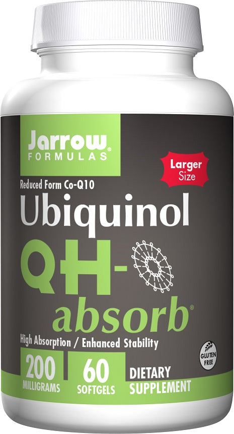 Jarrow Formulas Ubiquinol QH-absorb 200mg, 60 Softgels