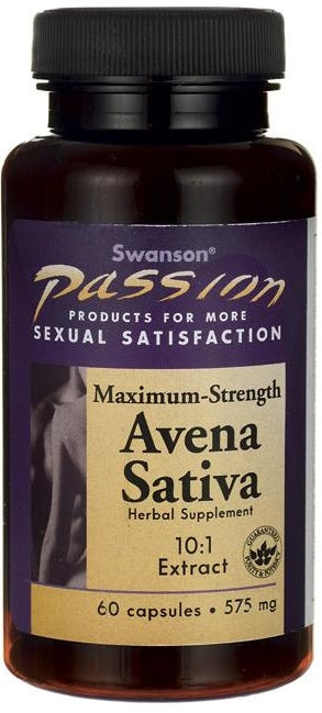 Swanson Avena Sativa Extract 575mg Max Strength, 60 Capsules