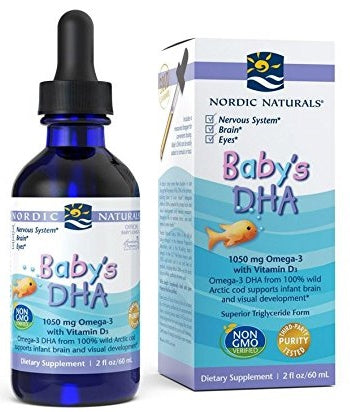 Nordic Naturals Baby's DHA 1050mg with Vitamin D3, 60 ml.