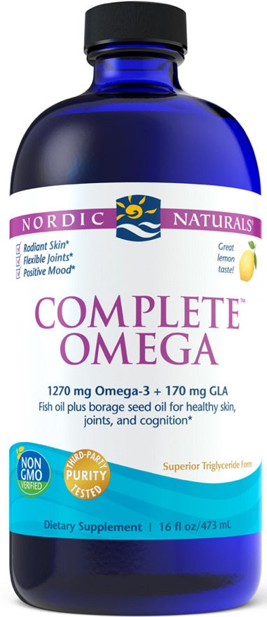 Nordic Naturals Complete Omega 1270mg Lemon, 473 ml
