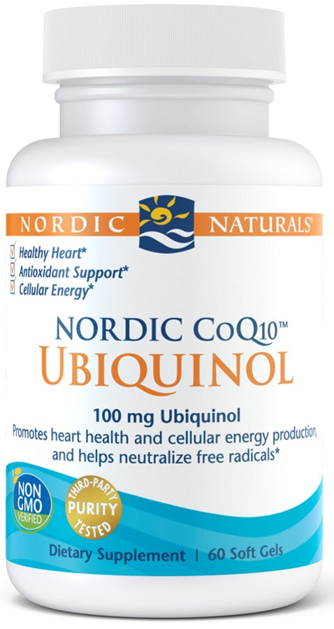 Nordic Naturals Nordic CoQ10 Ubiquinol 100mg, 60 Softgels