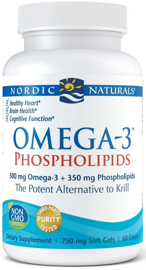 Nordic Naturals Omega-3 Phospholipids 500mg, 60 Softgels