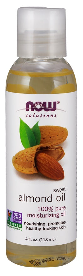 Now Foods Almond Oil Pure, 118 ml.