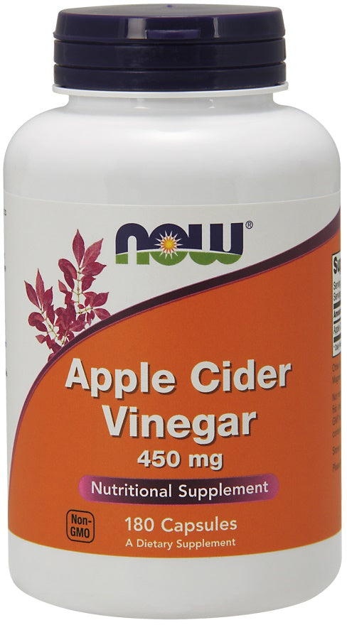 Now Foods Apple Cider Vinegar 450mg, 180 vCapsules