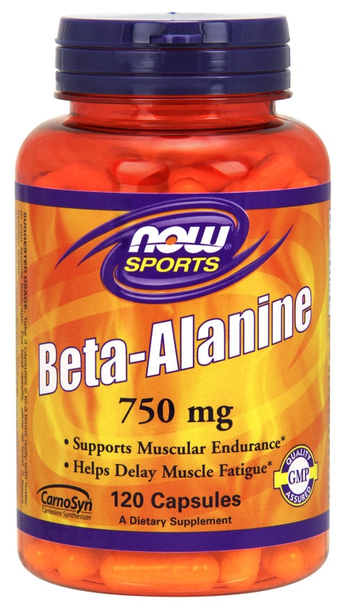 Now Foods Beta Alanine 750mg (Caps), 120 Capsules