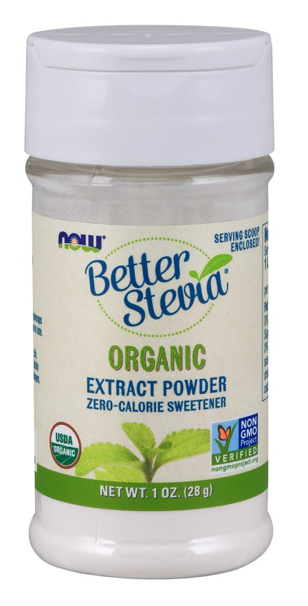 Now Foods Better Stevia Extract Powder Organic, 28g