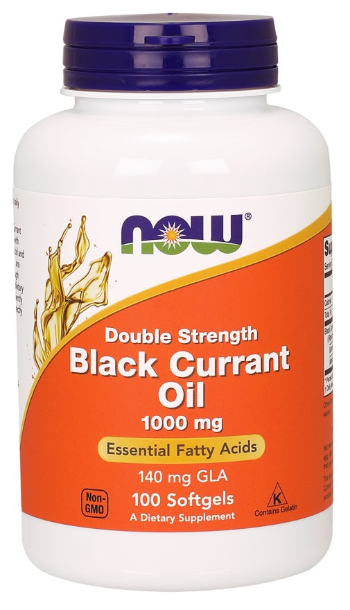 Now Foods Black Currant Oil 1000mg, 100 Softgels