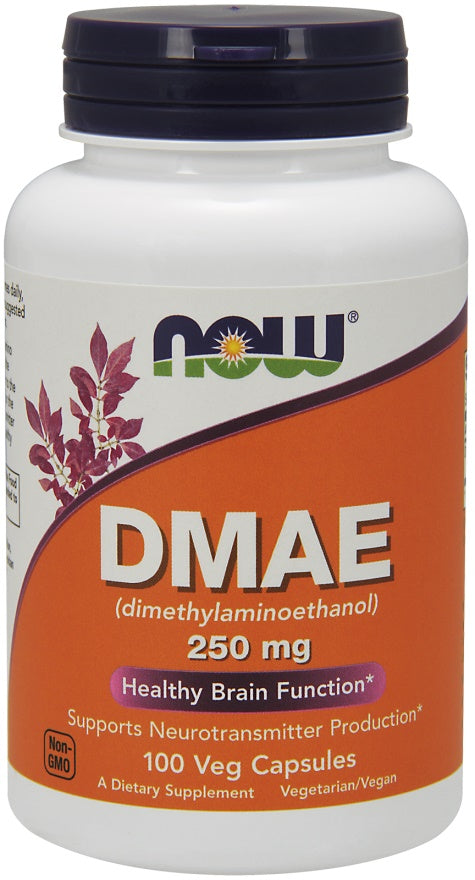 Now Foods DMAE (Dimethylaminoethanol) 250mg, 100 vCapsules