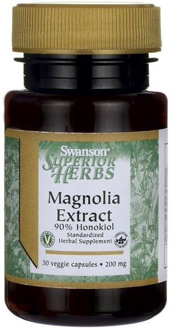 Swanson Magnolia Extract 200mg, 30 vCapsules