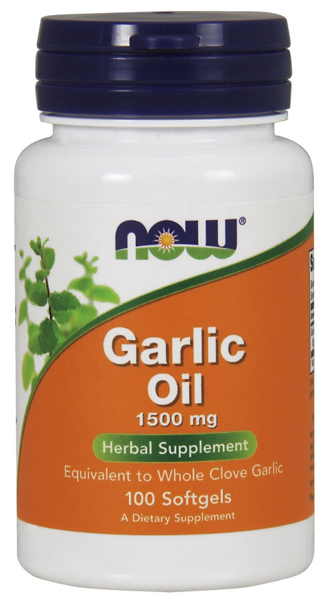 Now Foods Garlic Oil 1500mg, 100 Softgels