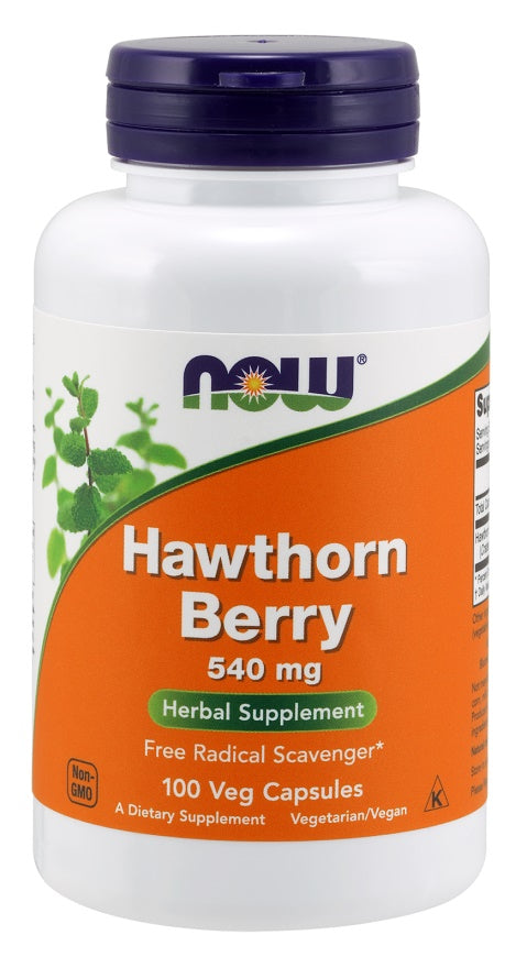 Now Foods Hawthorn Berry 540mg, 100 vCapsules