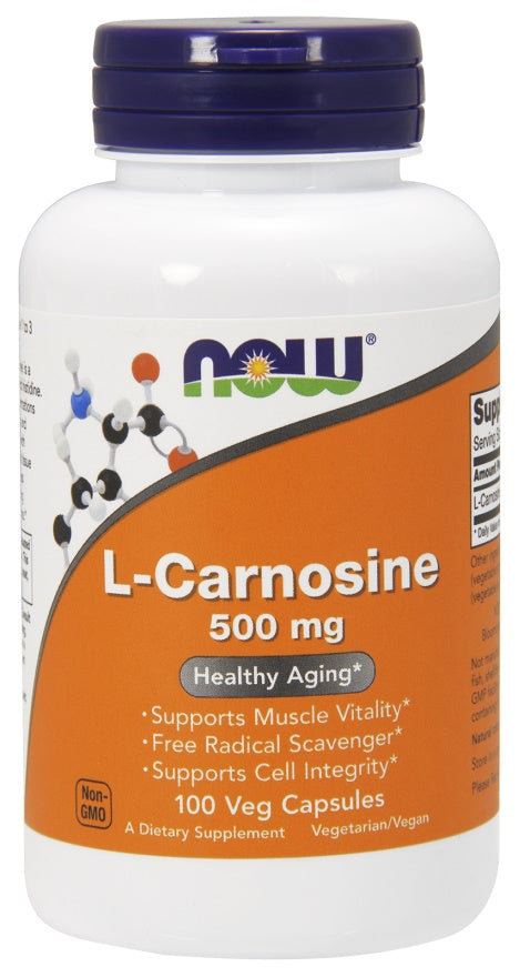 Now Foods L-Carnosine 500mg, 100 vCapsules