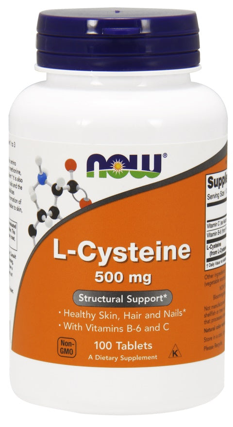 Now Foods L-Cysteine 500mg, 100 Tablets