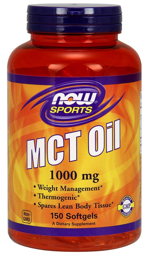 Now Foods MCT Oil 1000mg, 150 Softgels