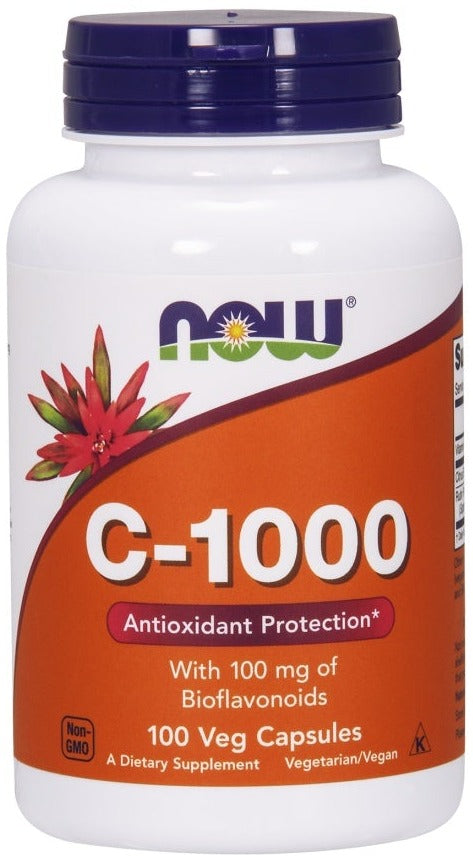 Now Foods Vitamin C-1000 with 100mg Bioflavonids, 100 vCapsules
