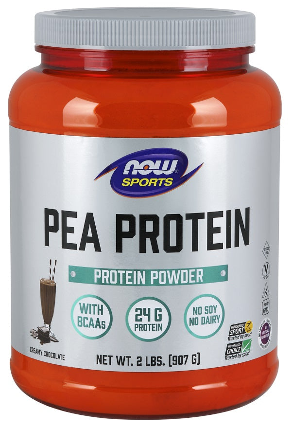 Now Foods Pea Protein Dutch Chocolate, 907g