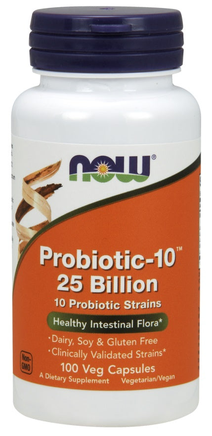 Now Foods Probiotic-10 25 Billion, 100 vCapsules