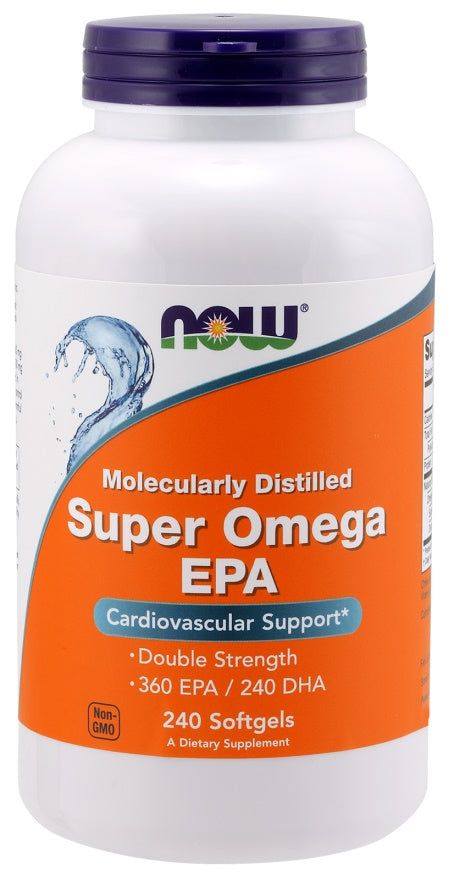 Now Foods Super Omega EPA Molecularly Distilled, 240 Softgels