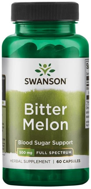 Swanson Bitter Melon 500mg, 60 Capsules