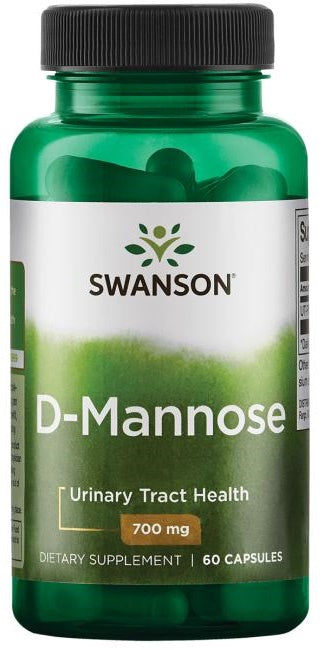 Swanson D-Mannose 700mg, 60 Capsules
