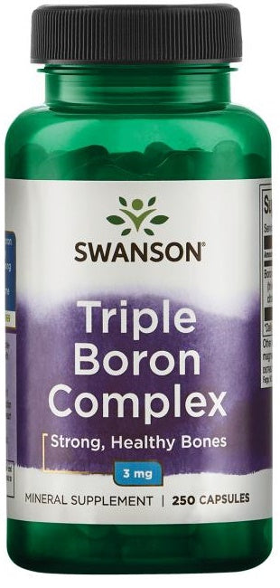 Swanson Triple Boron Complex 3mg, 250 Capsules
