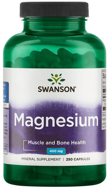 Swanson Magnesium 200mg, 250 Capsules