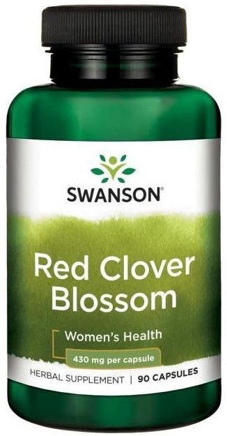 Swanson Red Clover Blossom 430mg, 90 Capsules