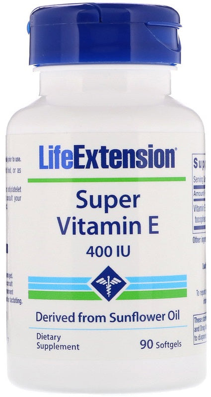 Life Extension, Super Vitamin E 400 IU, 90 Soft gels