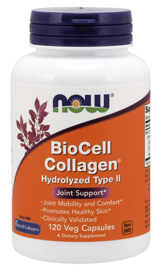 Now Foods BioCell Collagen Hydrolyzed Type II, 120 vCapsules
