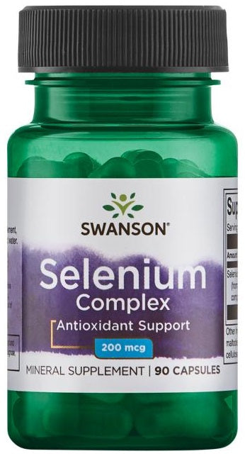 Swanson Selenium Complex 200mcg, 90 Capsules