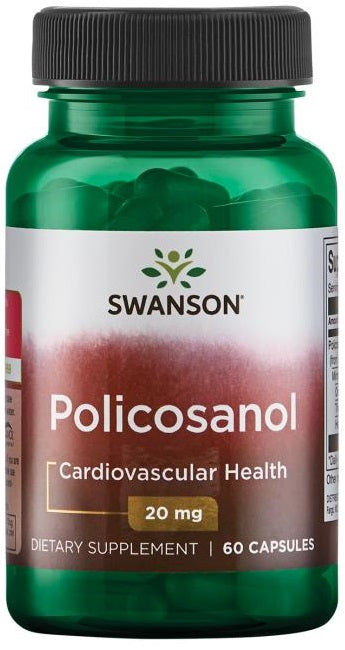 Swanson Policosanol 20mg, 60 Capsules