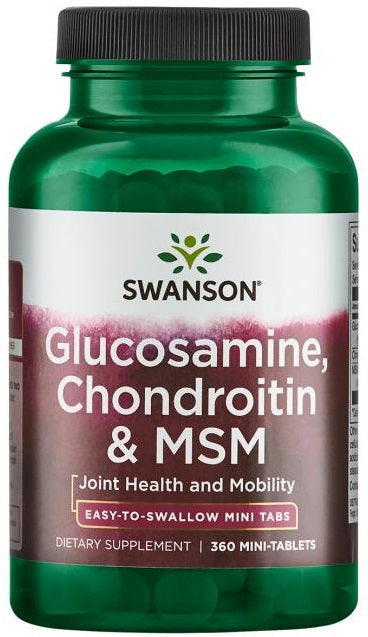 Swanson Glucosamine Chondroitin & MSM, 360 mini-Tablets