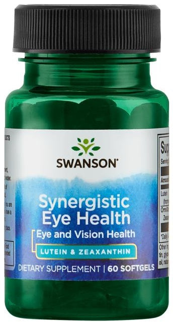 Swanson Synergistic Eye Health Lutein & Zeaxanthin, 60 Softgels