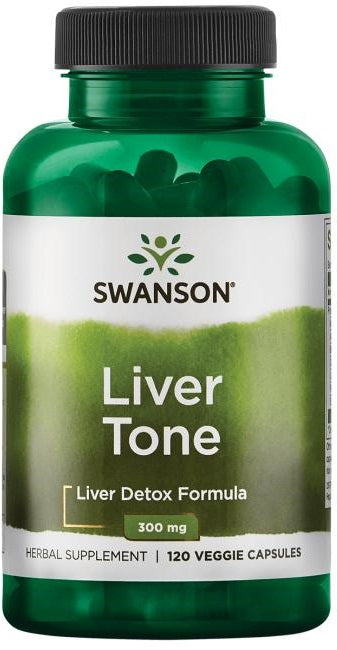 Swanson Liver Tone Liver Detox Formula 300mg, 120 vCapsules