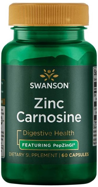 Swanson Zinc Carnosine, 60 Capsules