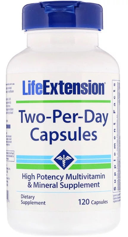 Life Extension Two-Per-Day Capsules, 60 or 120 Capsules
