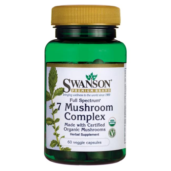 Swanson Full Spectrum 7 Mushroom Complex, 60 vCapsules