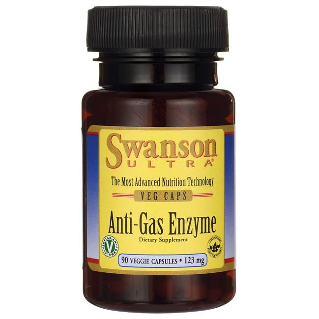 Swanson Anti-Gas Enzyme 123mg, 90 vCapsules