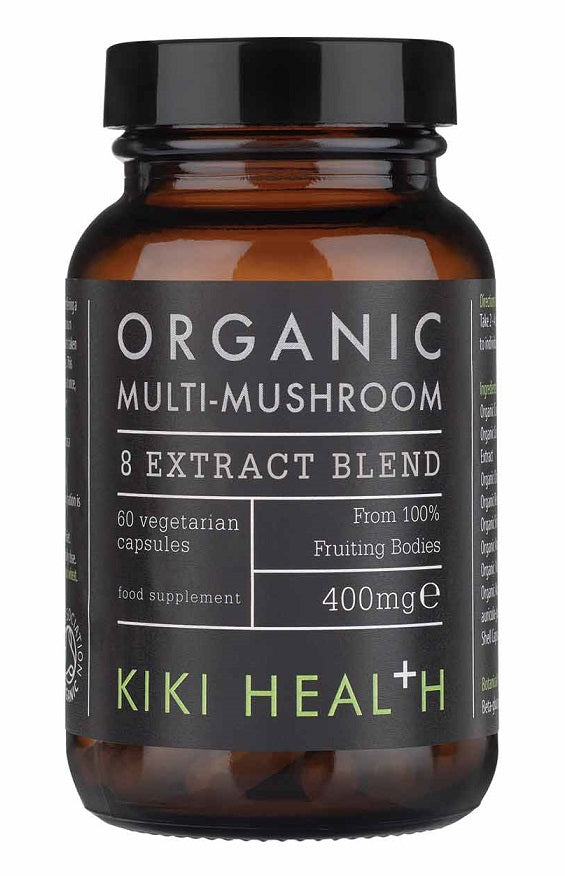 KIKI Health Multi-Mushroom Blend Organic 400mg, 60 vCapsules