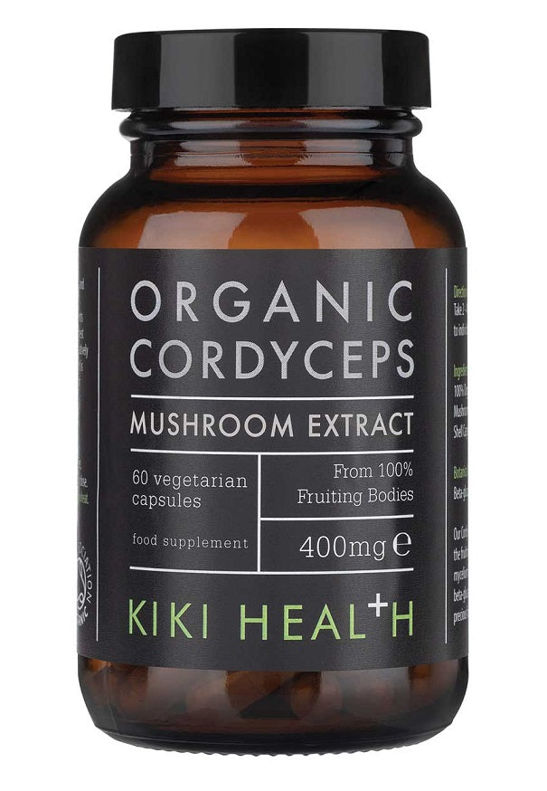 KIKI Health Cordyceps Extract Organic 400mg, 60 vCapsules
