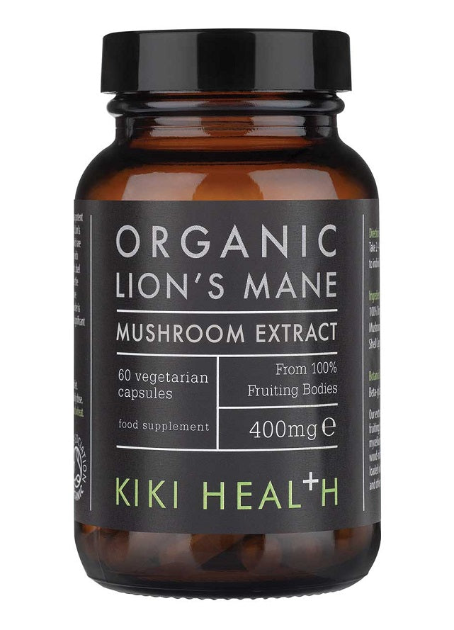 KIKI Health Lion's Mane's Extract Organic 400mg, 60 vCapsules