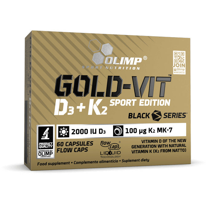 Olimp Nutrition Gold Vit D3 + K2 Sport Edition, 60 Capsules