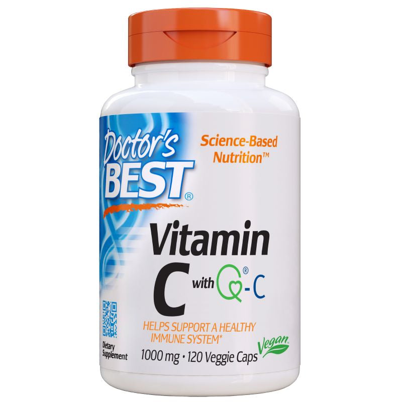 Doctor's Best Vitamin C with Quali-C 1000mg, 120 vCapsules