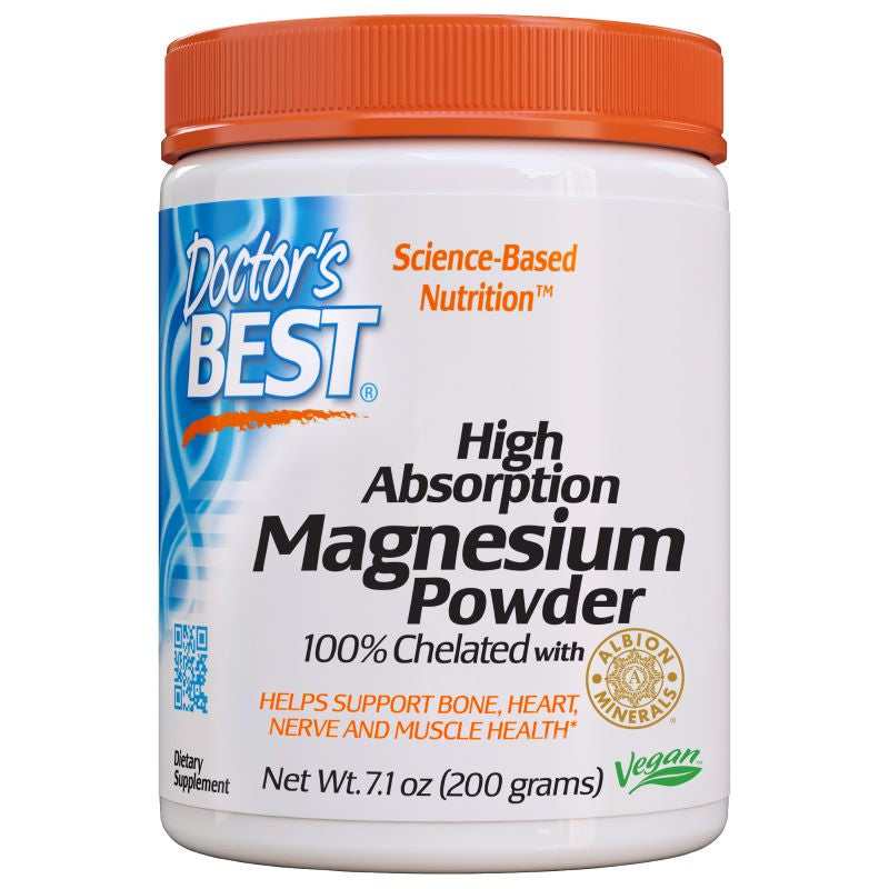 Doctor's Best High Absorption Magnesium Powder, 200g