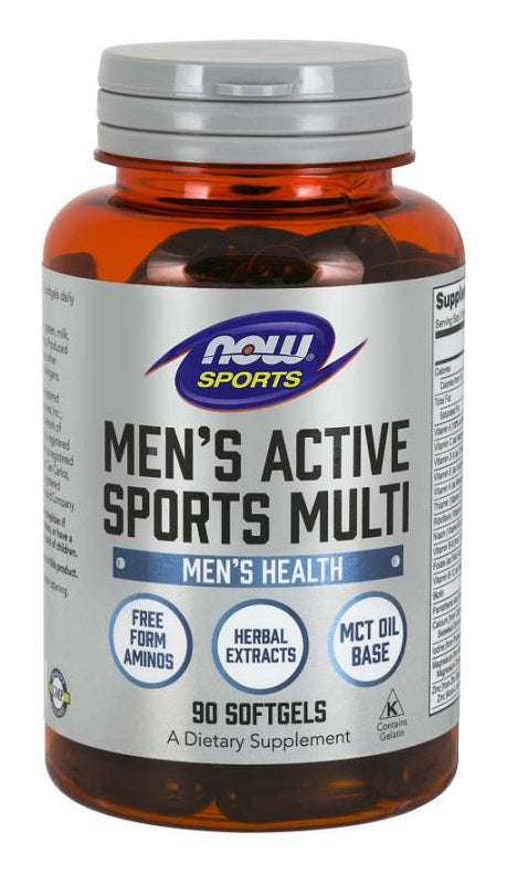 Now Foods Men's Active Sports Multi, 90 Softgels